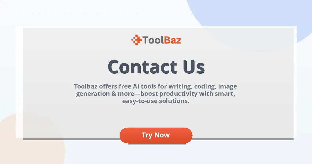 Contact Us | ToolBaz.com