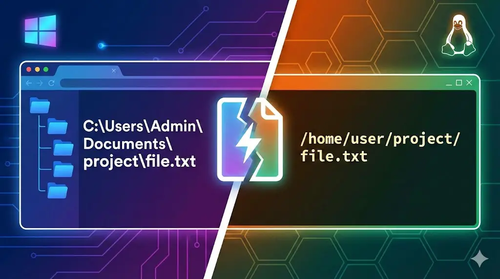 Windows File Path vs Linux File Path